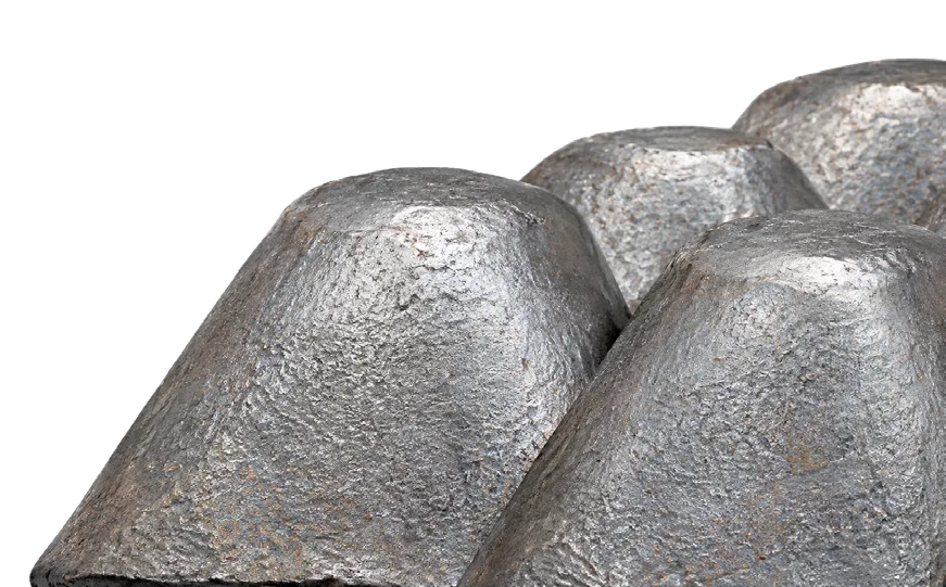 Lingotes de ferro gusa